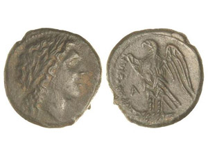 GREEK COINS - AE 22. 288-279 a.C. HICETAS. ... 