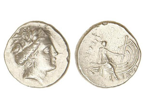 GREEK COINS - Tetróbolo. 197-146 a.C. ... 
