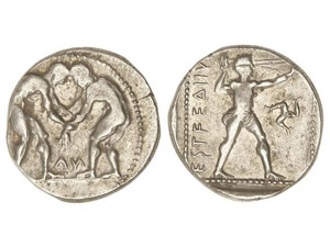 GREEK COINS - Estátera. 300-250 a.C. ... 