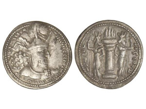 SASSANIDS COINS - Dracma. SHAPUR I (241-272 ... 