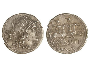 ROMAN COINS: ROMAN REPUBLIC - Denario. 146 ... 