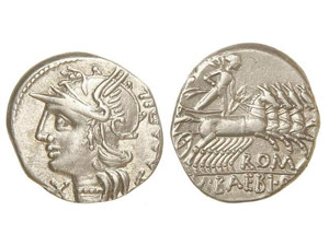 ROMAN COINS: ROMAN REPUBLIC - Denario. 137 ... 