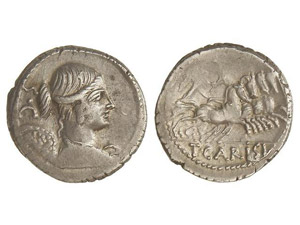 ROMAN COINS: ROMAN REPUBLIC - Denario. 46 ... 