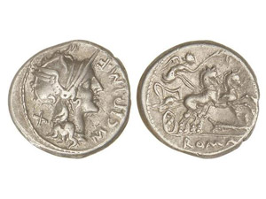 ROMAN COINS: ROMAN REPUBLIC - Denario. ... 
