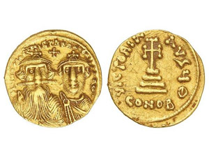 BYZANTINE COINS - Sólido. HERACLIO (610-641 ... 