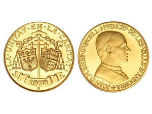 WORLD COINS: ANDORRA - Sobirana d´Or. 1979. ... 