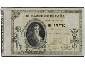 SPANISH BANK NOTES: BANCO DE ESPAÑA - 1.000 ... 