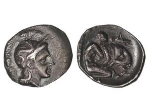 Dióbolo. 302-281 a.C. TARAS. CALABRIA. ... 