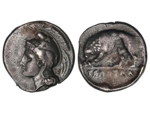 Didracma. 400-350 a.C. VELIA. LUCANIA. Anv.: ... 