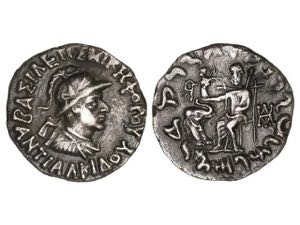Dracma. 145-135 a.C. ANTIALKIDAS. BACTRIA E ... 