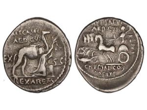Republic - Denario. 58 a.C. AEMILIA-8. M. ... 