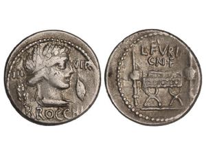 Republic - Denario. 63 a.C. FURIA-23a. L. ... 