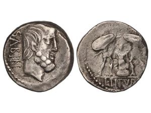 Republic - Denario. 89 a.C. TITURIA-4. L. ... 