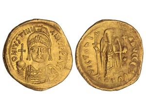 Sólido. JUSTINIANO I (527-565 d.C.). ROMA. ... 