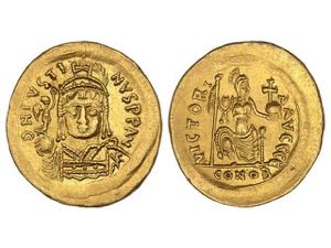 Sólido. JUSTINO II (565-578 d.C.). ... 