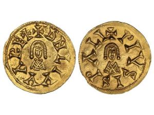 Triente. LIUVA II (601-603 d.C.). ISPALI ... 