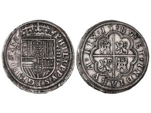 Philip II - 4 Reales. 1589. SEGOVIA. 13,21 ... 