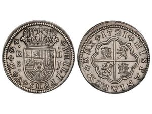 Philip V - 2 Reales. 1721. SEVILLA. J. 5,91 ... 