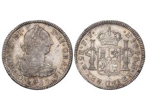 Charles IIII - 2 Reales. 1780. MÉXICO. F.F. ... 