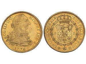 Charles IIII - 8 Escudos. 1776. MÉXICO. ... 