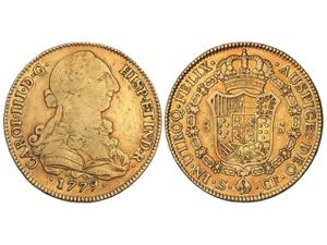 Charles IIII - 8 Escudos. 1779/7. SEVILLA. ... 