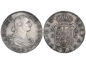 Charles IV - 8 Reales. 1791. SEVILLA. C. ... 