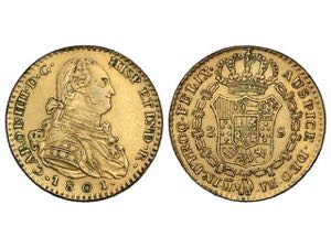 Charles IV - 2 Escudos. 1801. MADRID. F.M. ... 