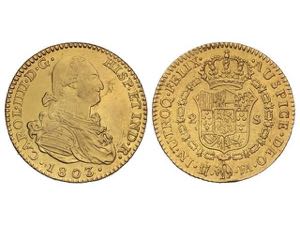 Charles IV - 2 Escudos. 1803. MADRID. F.A. ... 