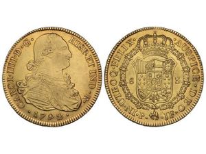 Charles IV - 8 Escudos. 1792. POPAYÁN. J.F. ... 