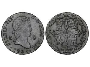 Ferdinand VII - 8 Maravedís. 1831. SEGOVIA. ... 
