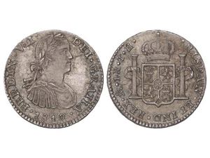 Ferdinand VII - 1 Real. 1810. MÉXICO. T.H. ... 