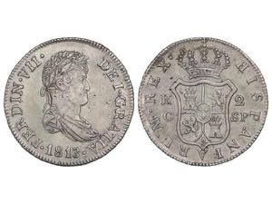 Ferdinand VII - 2 Reales. 1813. CATALUNYA. ... 