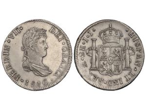 Ferdinand VII - 2 Reales. 1816. MÉXICO. ... 
