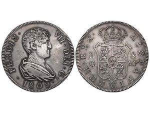 Ferdinand VII - 8 Reales. 1809. CATALUNYA. ... 