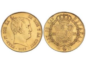 Ferdinand VII - 320 Reales. 1822. MADRID. ... 