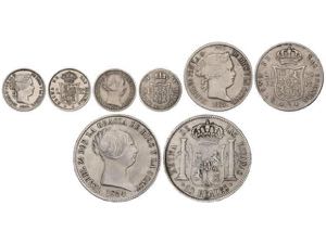 Elisabeth II - Lote 4 monedas 1 Real (2), 10 ... 