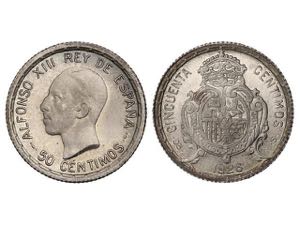 50 Céntimos. 1926. Pleno brillo original ... 