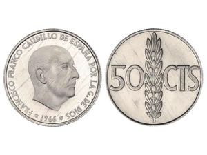 Estado Español - 50 Céntimos. 1966 ... 