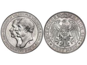 German States - 3 Marcos. 1911-A. PRUSIA. ... 