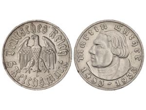 Germany - 5 Reichsmark. 1933-D. III REICH. ... 