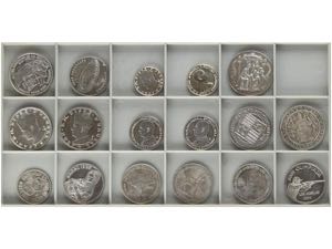 Andorra - Lote 12 monedas 10 (4), 20 (6), 25 ... 