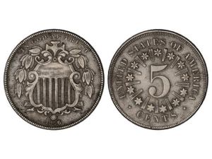 Unites States of America - 5 Centavos. 1866. ... 