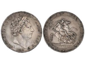 Great Britain - Corona. 1819-LX. JORGE III. ... 