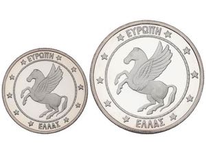 Greece - Lote 2 monedas 10 y 25 Ecu. 1992. ... 