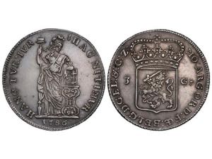 Netherlands - 3 Gulden. 1786. GELDERLAND. ... 