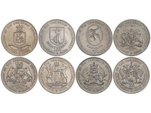 World Lots and Collections - Lote 8 monedas ... 