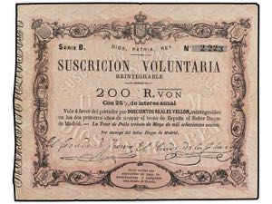 Spanish Banknotes - Suscrición Voluntaria ... 