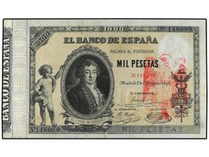 Spanish Banknotes - 1.000 Pesetas. 1 Mayo ... 