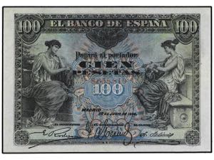 Spanish Banknotes - 100 Pesetas. 30 Junio ... 