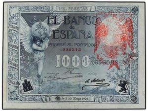 Spanish Banknotes - 1.000 Pesetas. 10 Mayo ... 